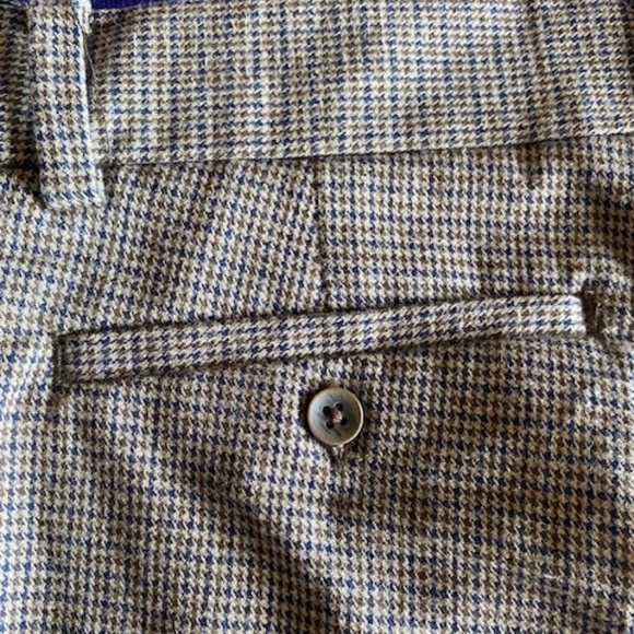 Janie And Jack Brown Pleated Dress Pants Boys Size 10 - Picture 3 of 4